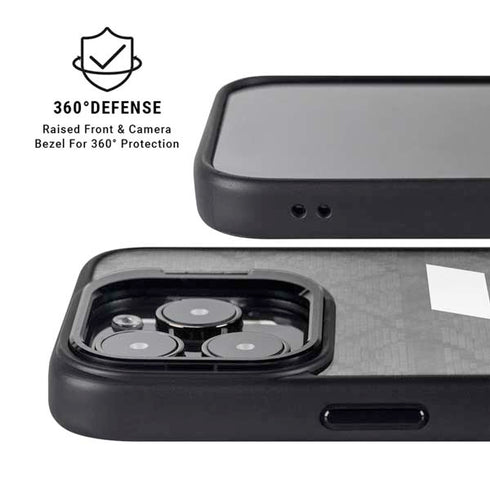 NBA Utah Jazz Black Rust iPhone 15 Pro Kickstand Case